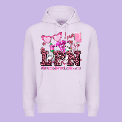 Valentines Day Lpn Licensed Practical Nurse Premium Hoodie Designed By Adodesignshop
