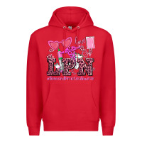 Red valentines day lpn licensed practical nurse Premium Hoodie - AdoDesignShop
