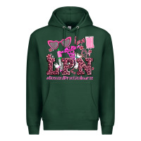 Sports Green valentines day lpn licensed practical nurse Premium Hoodie - AdoDesignShop
