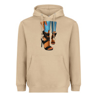 Mushroom black heels black fashion girl Heavyweight Hoodie - RanaPortraitStore