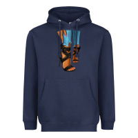 Navy black heels black fashion girl Heavyweight Hoodie - RanaPortraitStore