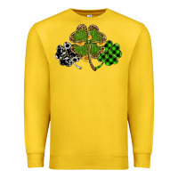 Lemon st patricks day shamrock gold Premium Sweatshirt - RanaPortraitStore