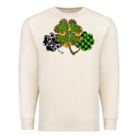 Sandshell st patricks day shamrock gold Premium Sweatshirt - RanaPortraitStore