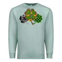 Seafoam st patricks day shamrock gold Premium Sweatshirt - RanaPortraitStore