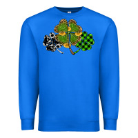 True Royal st patricks day shamrock gold Premium Sweatshirt - RanaPortraitStore