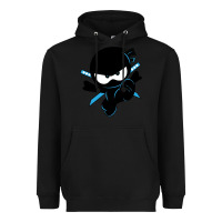 Black ninja kid Heavyweight Hoodie - Unal Design