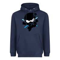 Navy ninja kid Heavyweight Hoodie - Unal Design