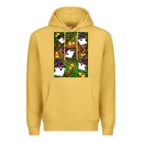Antique Gold Halloween ghost Premium Hoodie - Artiststas