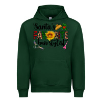 Forest Green santa's favorite  hair stylist Urban Hoodie - AdoDesignShop