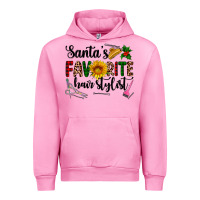Fuchsia Pink santa's favorite  hair stylist Urban Hoodie - AdoDesignShop