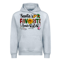 Heather Grey santa's favorite  hair stylist Urban Hoodie - AdoDesignShop
