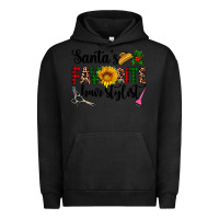 Pigment Black santa's favorite  hair stylist Urban Hoodie - AdoDesignShop