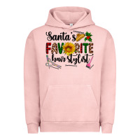 Pigment Salmon santa's favorite  hair stylist Urban Hoodie - AdoDesignShop