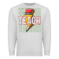 Dove Grey teach Premium Sweatshirt - texasbilliewilder