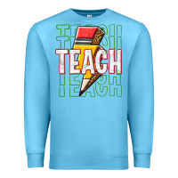 Ocean Blue teach Premium Sweatshirt - texasbilliewilder
