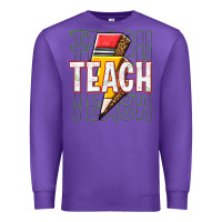 Purple teach Premium Sweatshirt - texasbilliewilder