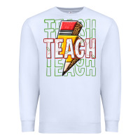 White teach Premium Sweatshirt - texasbilliewilder
