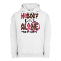 Pigment Lunar Rock nobody fights alone #tacklecancer Urban Hoodie - JahusDesignShop