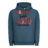Pigment Midnight Navy nobody fights alone #tacklecancer Urban Hoodie - JahusDesignShop