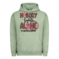 Pigment Oil Green nobody fights alone #tacklecancer Urban Hoodie - JahusDesignShop