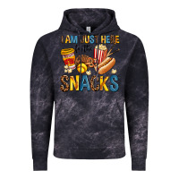 Cloud Black i am just here for the snacks Vintage Hoodie - AdoDesignShop