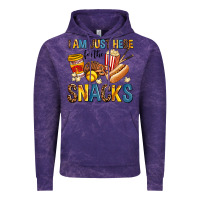 Cloud Purple i am just here for the snacks Vintage Hoodie - AdoDesignShop