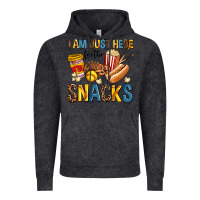 I Am Just Here For The Snacks Vintage Hoodie | Teevron