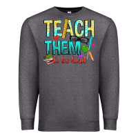 Charcoal Heather teach them to be kind Premium Sweatshirt - texasbilliewilder