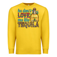 Lemon he don t love me like tequila Premium Sweatshirt - Zillion Design Studio