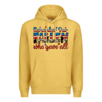Antique Gold remember our fallen who gave all Premium Hoodie - JahusDesignShop