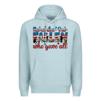 Blue Mist remember our fallen who gave all Premium Hoodie - JahusDesignShop