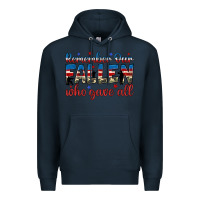 Navy remember our fallen who gave all Premium Hoodie - JahusDesignShop