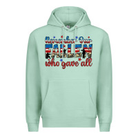 Seafoam remember our fallen who gave all Premium Hoodie - JahusDesignShop