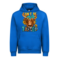 Cobalt can't be tamed longhaired cow Urban Hoodie - Jasminsmagicworld