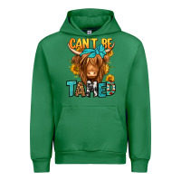 Emerald can't be tamed longhaired cow Urban Hoodie - Jasminsmagicworld