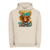 Pigment French Oak can't be tamed longhaired cow Urban Hoodie - Jasminsmagicworld