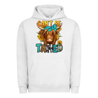 Pigment Lunar Rock can't be tamed longhaired cow Urban Hoodie - Jasminsmagicworld
