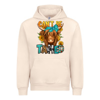 Sandshell can't be tamed longhaired cow Urban Hoodie - Jasminsmagicworld