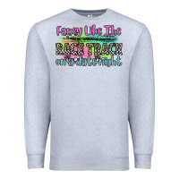 Heather Grey fancy like the race track on a date night Premium Sweatshirt - Zillion Design Studio