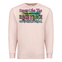 Pale Pink fancy like the race track on a date night Premium Sweatshirt - Zillion Design Studio