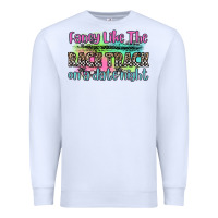 White fancy like the race track on a date night Premium Sweatshirt - Zillion Design Studio