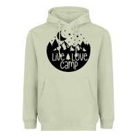 Matcha Live Love Camp Heavyweight Hoodie - Unal Design