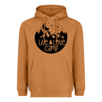 Meerkat Live Love Camp Heavyweight Hoodie - Unal Design