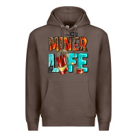 Coffee miner life Premium Hoodie - AdoDesignShop