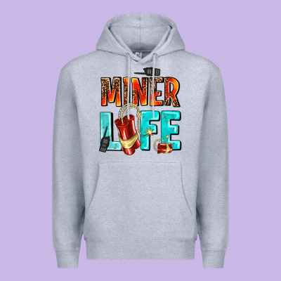 Miner Life Premium Hoodie Designed By Adodesignshop