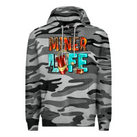 Slate Camo miner life Premium Hoodie - AdoDesignShop