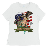 White army veteran  pray Ladies Tee - BarkalooDesign