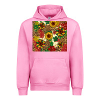 Fuchsia Pink juneteenth sunflowers Urban Hoodie - Artiststas