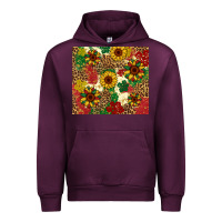 Mauve Wine juneteenth sunflowers Urban Hoodie - Artiststas