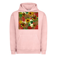 Pigment Salmon juneteenth sunflowers Urban Hoodie - Artiststas